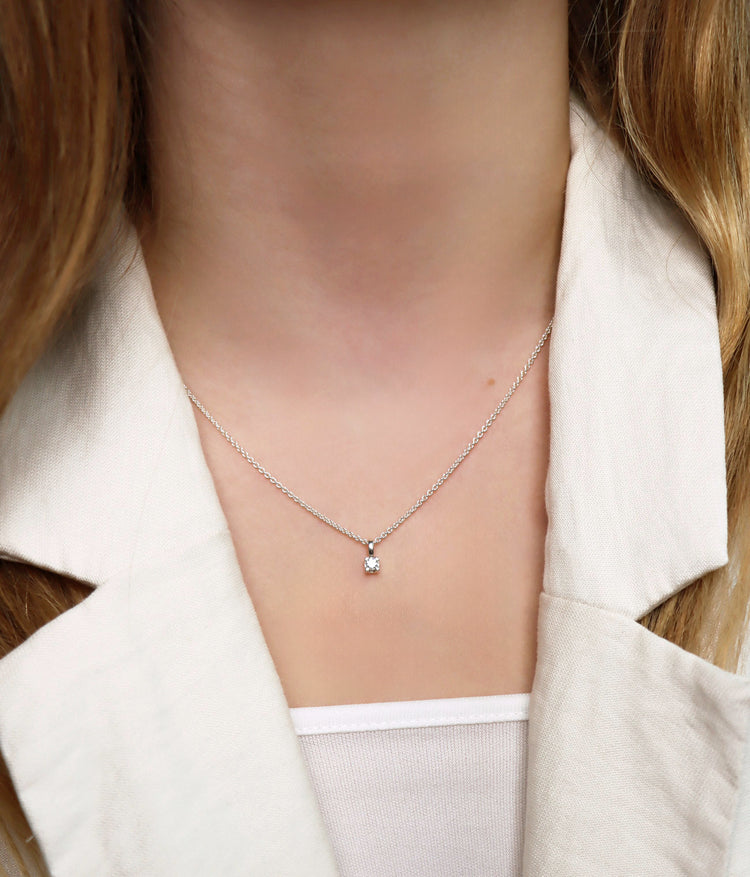 Gift Set | Monet Diamond Necklace and Diamond Earrings