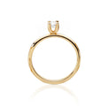 Diamantring i 18k. guld. Solitärring till vigsel eller förlovning. 
