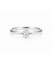 June Wedding / Engagement ring, Oval diamond 0.25 ct.