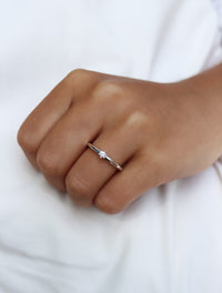 Julie Wedding / Engagement Ring, Solitaire Ring 0.10 ct Diamond