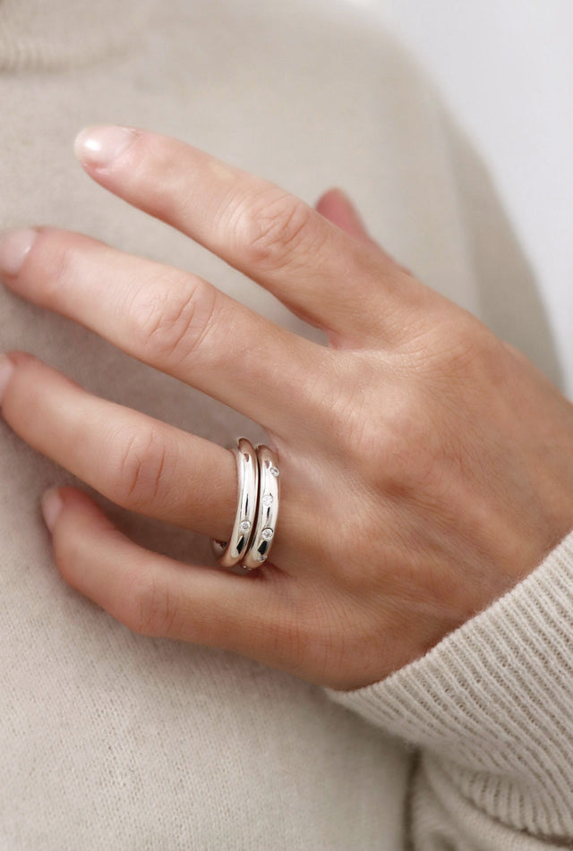 Wedding / Engagement Ring Couple, Noelle Diamond Rings