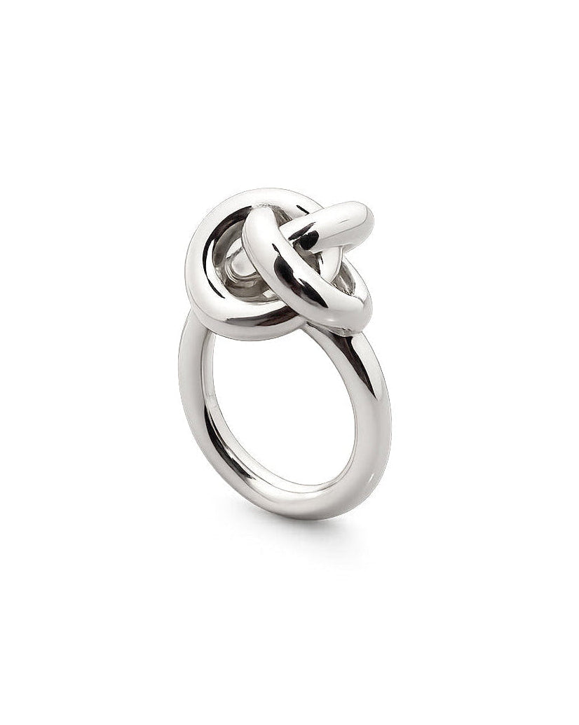 Fat Knot ring | Silver ring with large knot | Design Mila Silver