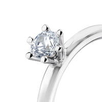 Wedding and Engagement Rings Couple | Elise + Julie + Plain Diamond Ring