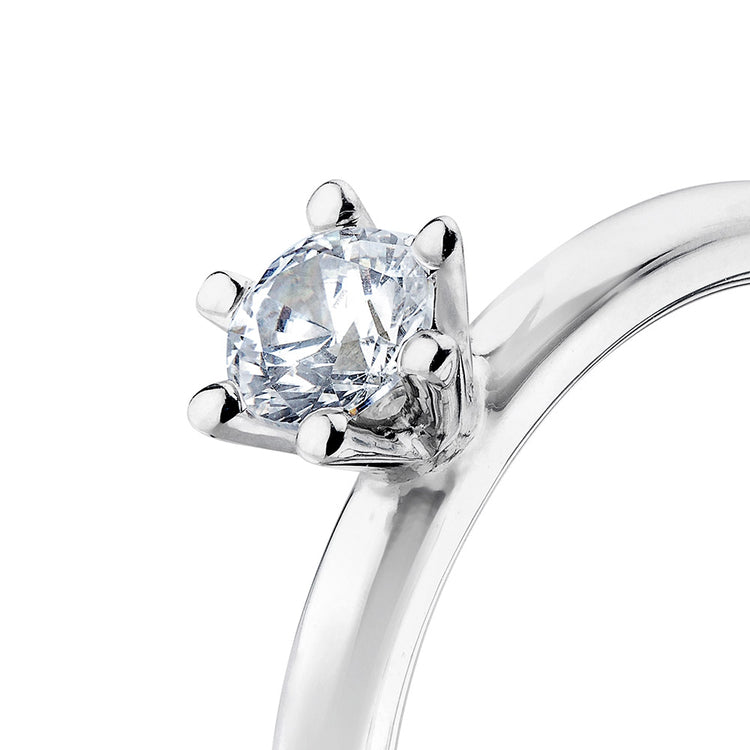 Wedding and Engagement Rings Couple | Elise + Julie + Plain Diamond Ring