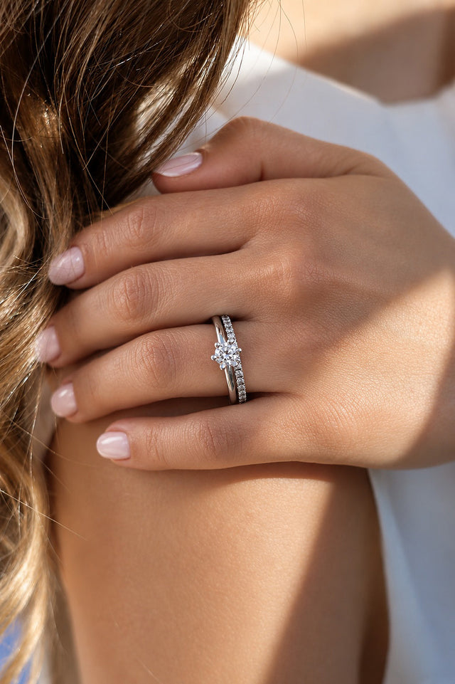 Julie 0.5 ct diamond, Solitaire ring Wedding / Engagement ring