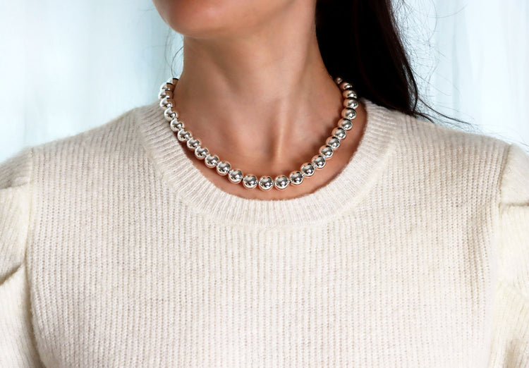 Happy Chunky ​​Necklace | 925 silver