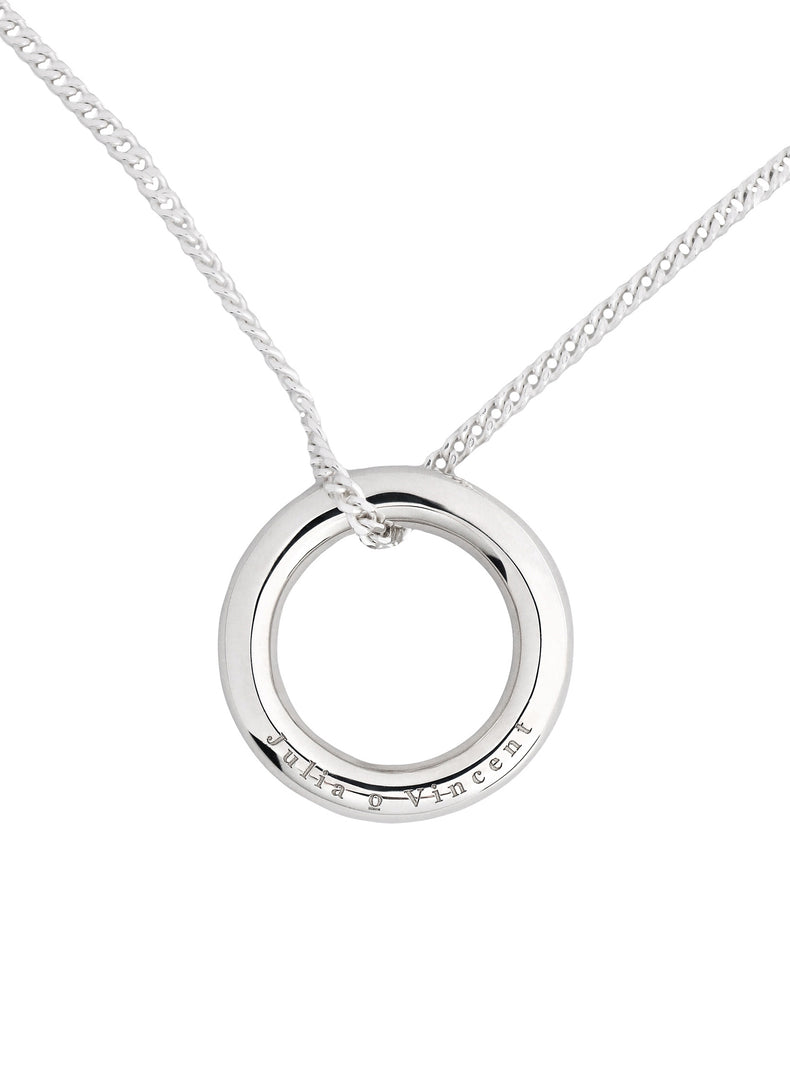 Your Word Necklace, Engraved text of your choice, Chain
