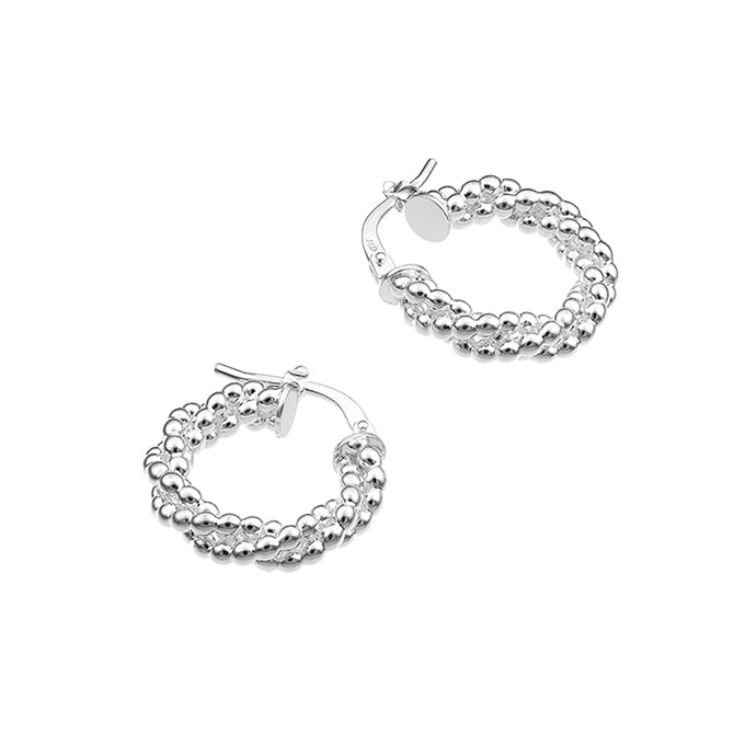 Dagg Hoop örhängen | 925 silver