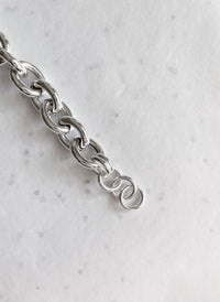 Chunky Chain ​​Bracelet, 12 mm | 925 silver