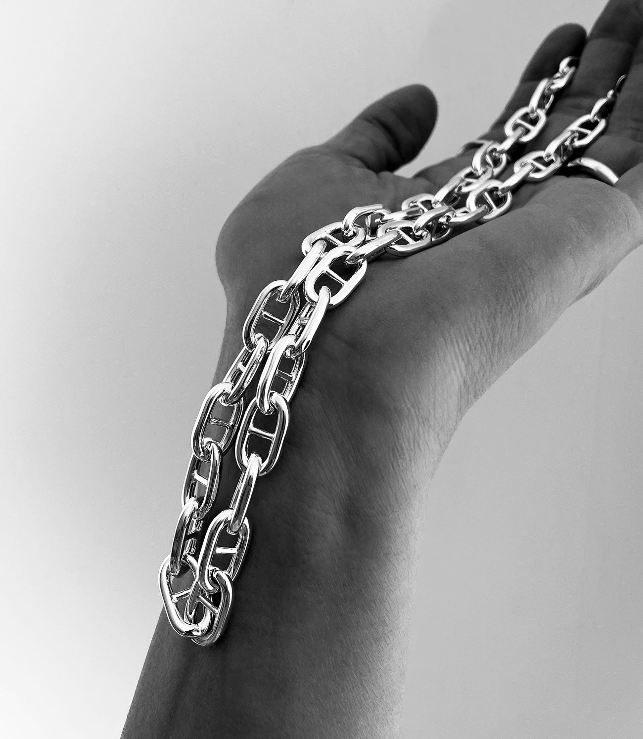 Anchor Chunky Chain Necklace | 925 Sterling Silver – Mila Silver