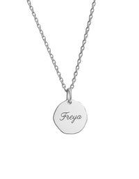 Name necklace Silver, own engraved name