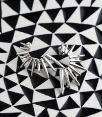Spectra Statement Earrings, silver | Campaign!