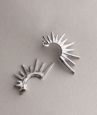 Spectra Statement Earrings, silver | Campaign!