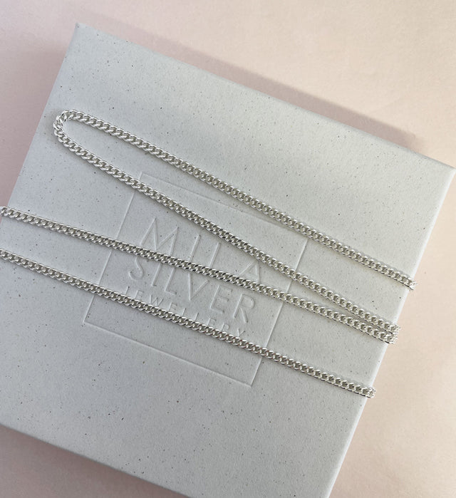 Chain Armor Silver, 2mm, 80 cm
