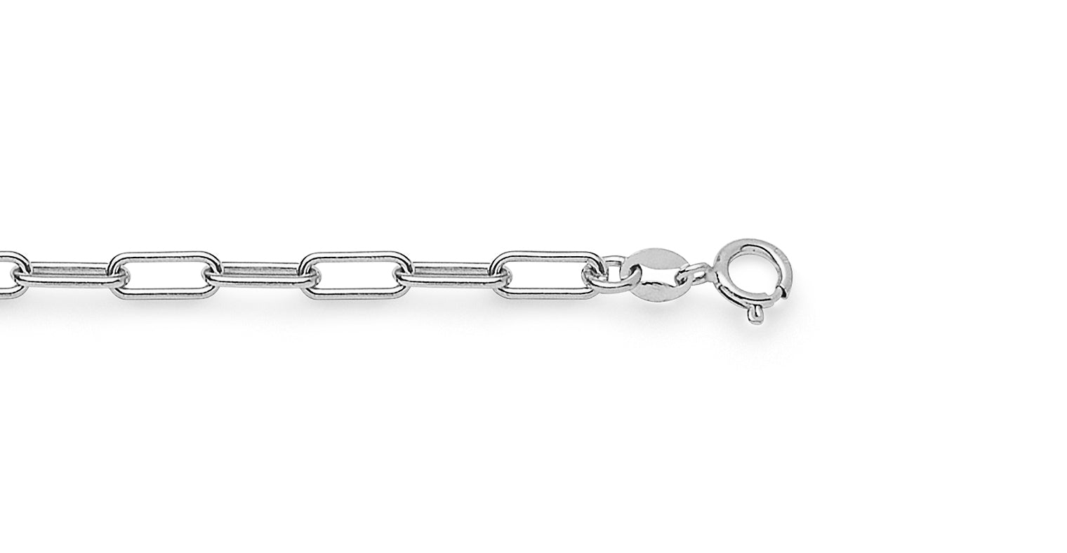 Letter Necklace AZ Paperclip Chain | 925 silver – Mila Silver
