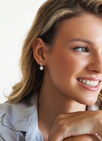 Pearl Chain Earrings