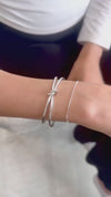 Luna Cuff bracelet | 925 silver