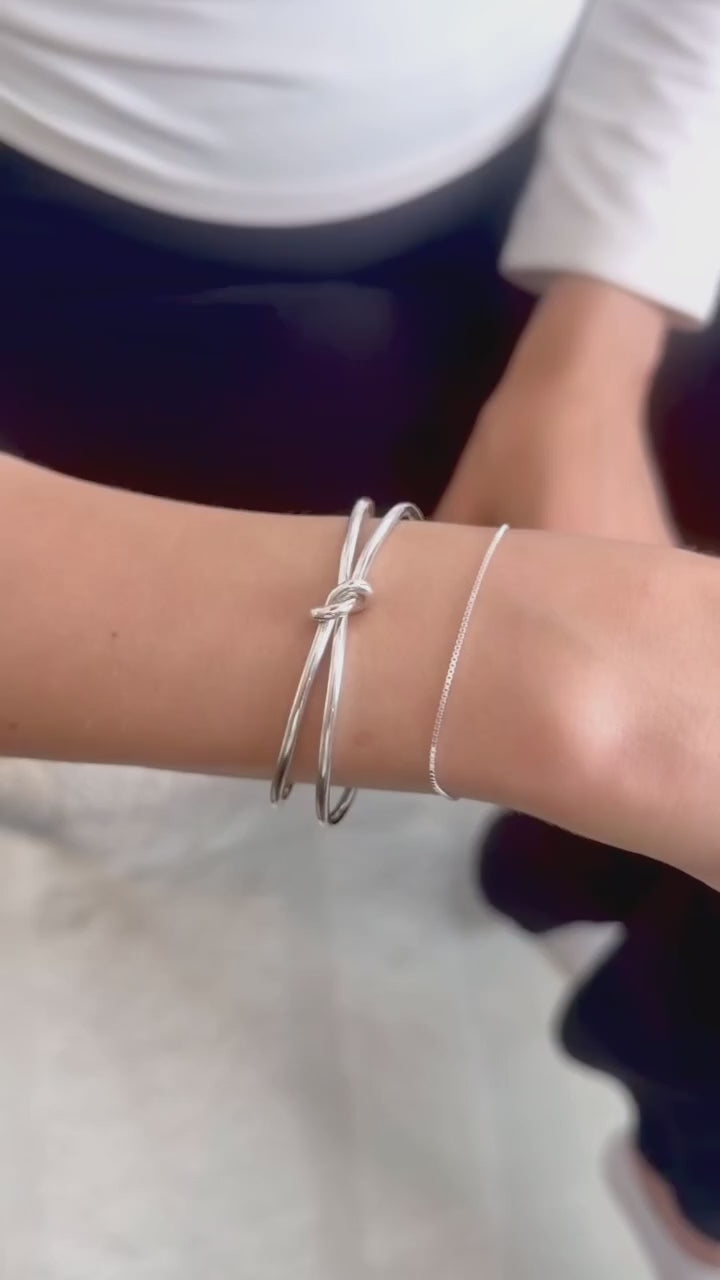 Luna Cuff bracelet | 925 silver