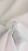 June 0.5 ct Oval Diamond, Solitaire Ring, Wedding/Engagement Ring