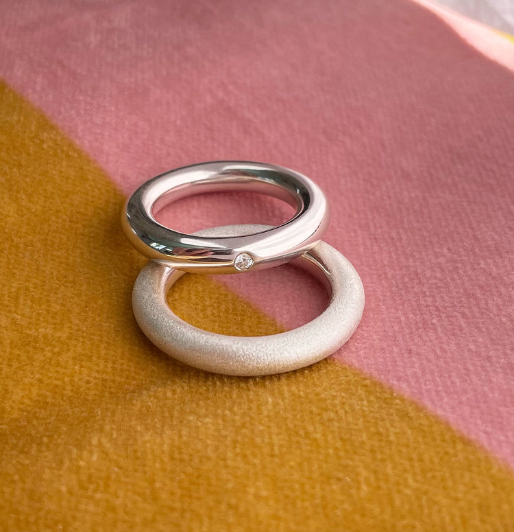 Noelle Star Diamond ring | 925 silver