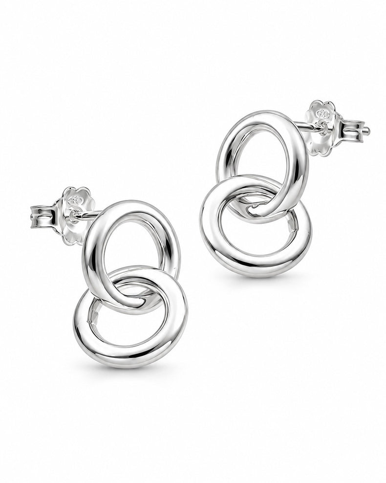 2 in One Earrings | 925 silver