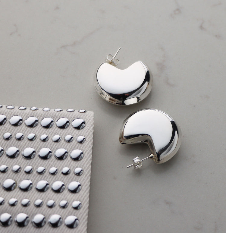 Cookie Silver Earrings | Campaign