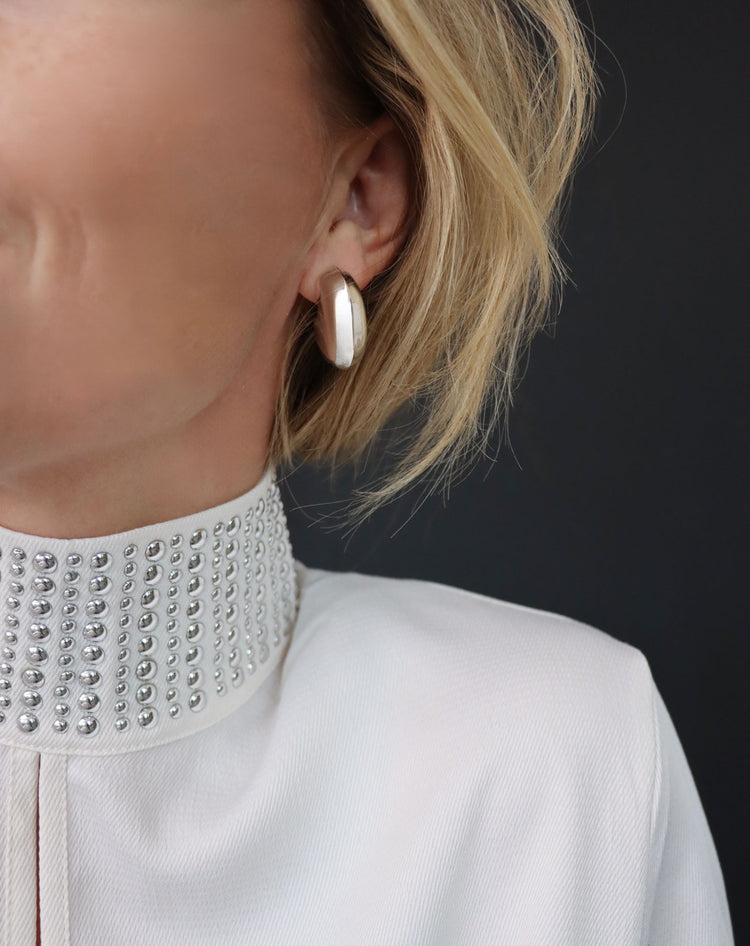 Cookie Silver Earrings | Campaign