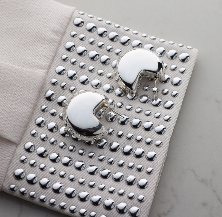 Cookie Silver Earrings | Campaign