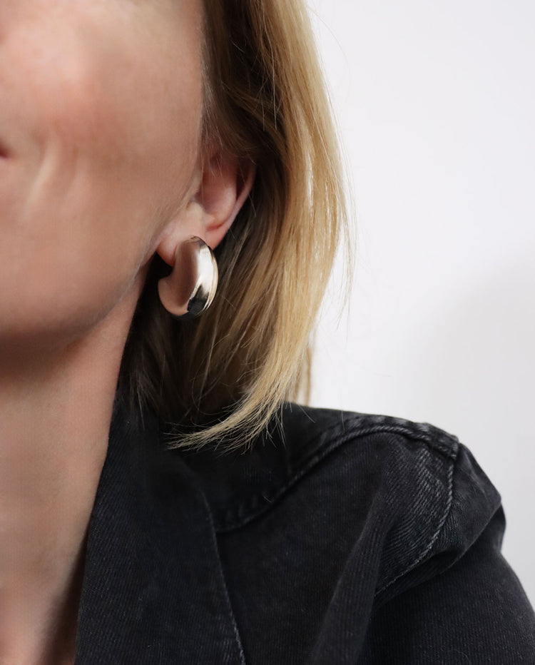 Cookie Silver Earrings | Campaign