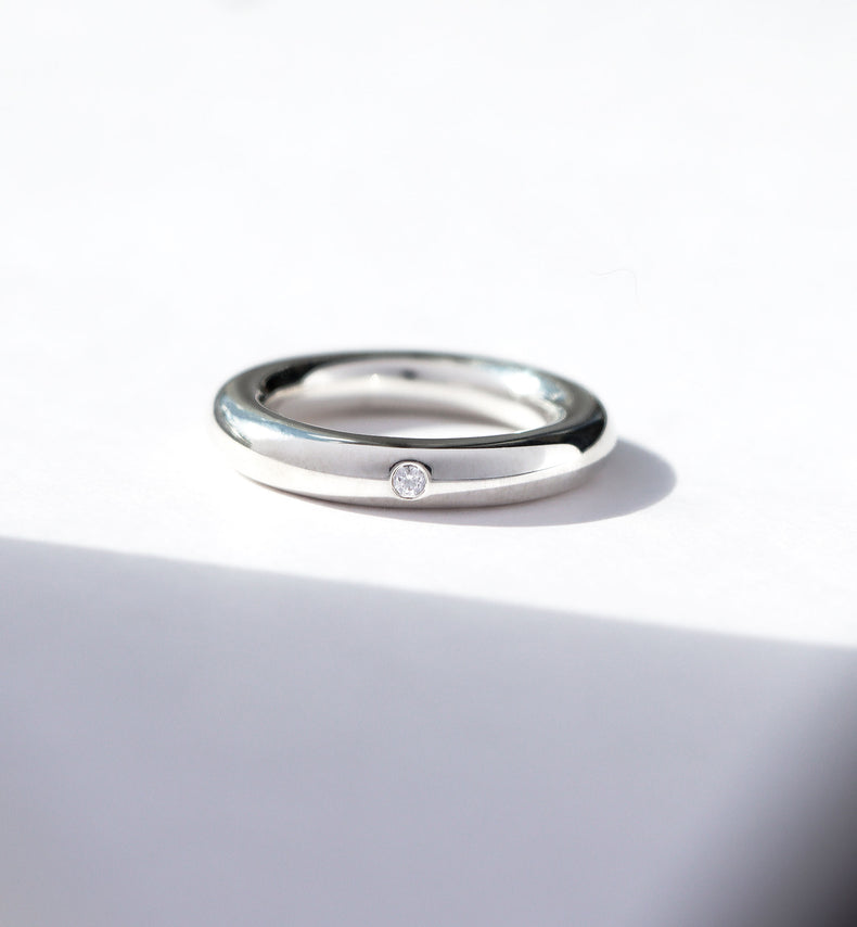 Noelle Star Diamond ring | 925 silver