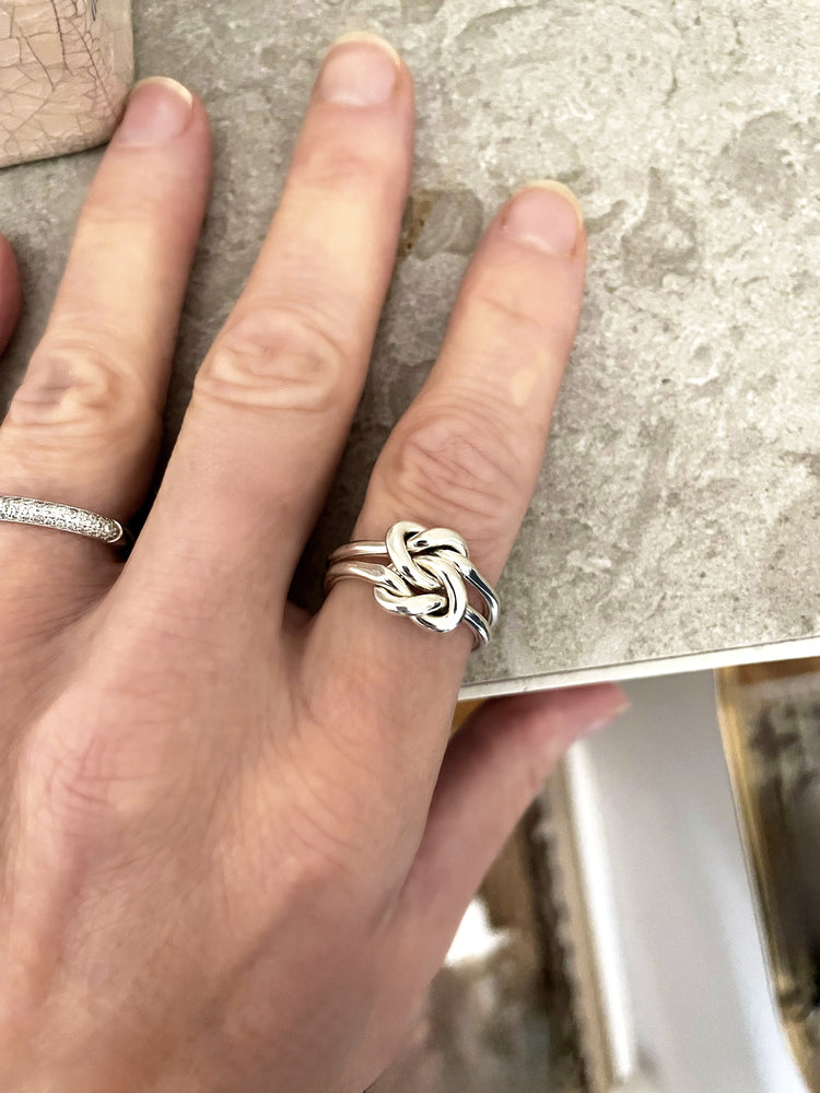 Soul Knot silverring | 925 silver