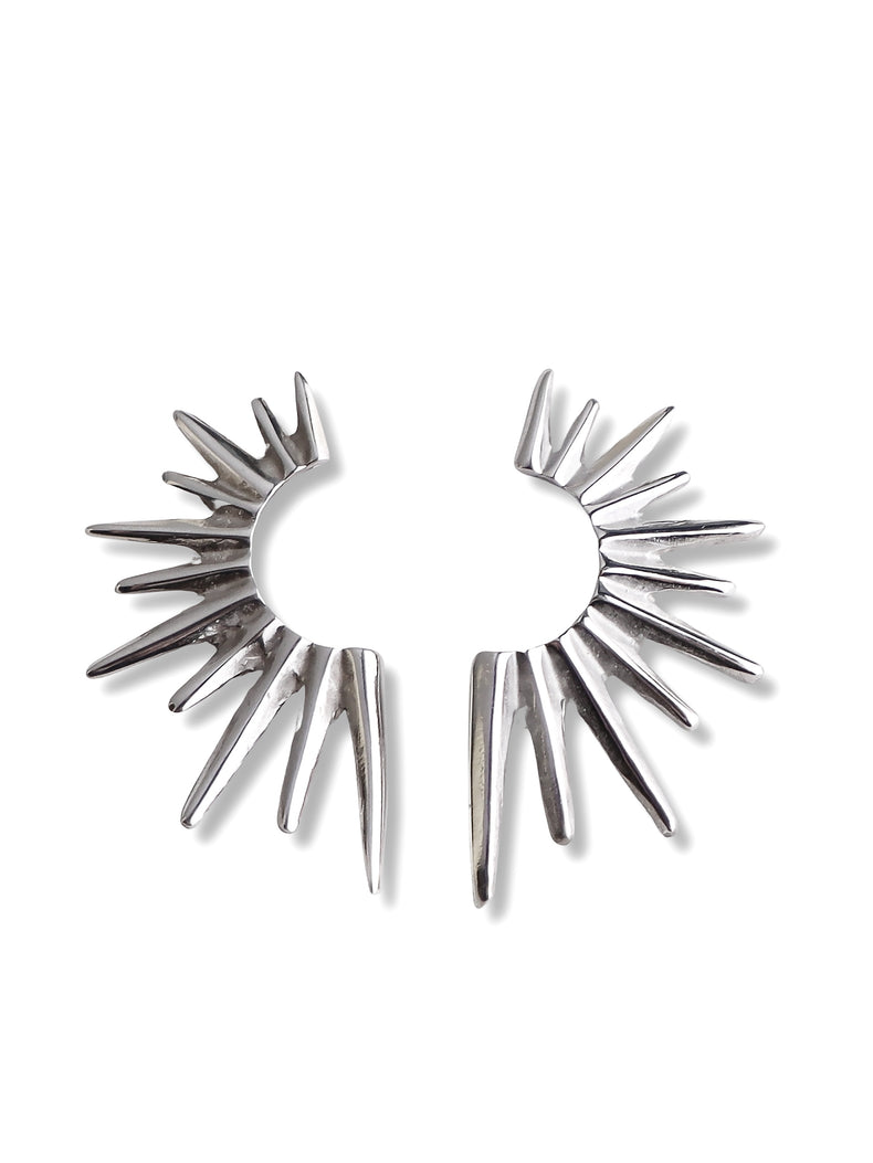 Spectra Statement Earrings, silver | Campaign!