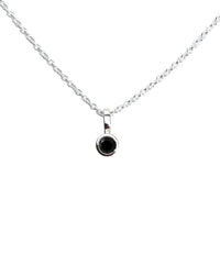 Minou Diamond necklace, Black diamond 0.10 ct