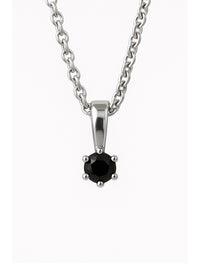 Julie Diamond necklace, Black diamond