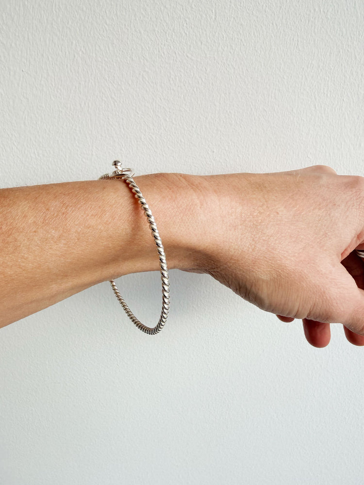 Sample Sale Twisted Bangle armband | 925 silver