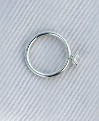 June 0.5 ct Oval Diamond, Solitaire Ring, Wedding/Engagement Ring