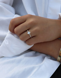 June 0.5 ct Oval Diamond, Solitaire Ring, Wedding/Engagement Ring