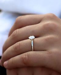 Wedding / Engagement Rings Couple, June + Elise Diamond Ring