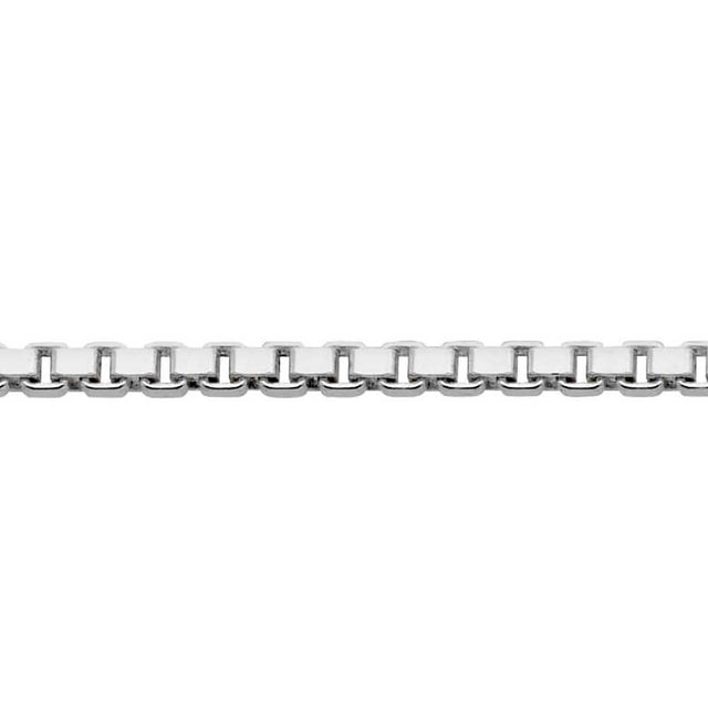 Kedja Venezia / Box Chain silver, 1.5 mm, 50 cm - Mila Silver