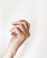 FÖRLOVNINGSRING silver, 2 mm, rak profil - Mila Silver